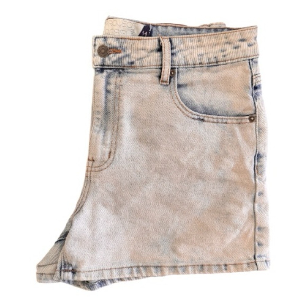 Project Rebel Denim Shorts Womens‎ 11 Light Blue Good Acid Wash High Rise - Picture 5 of 7